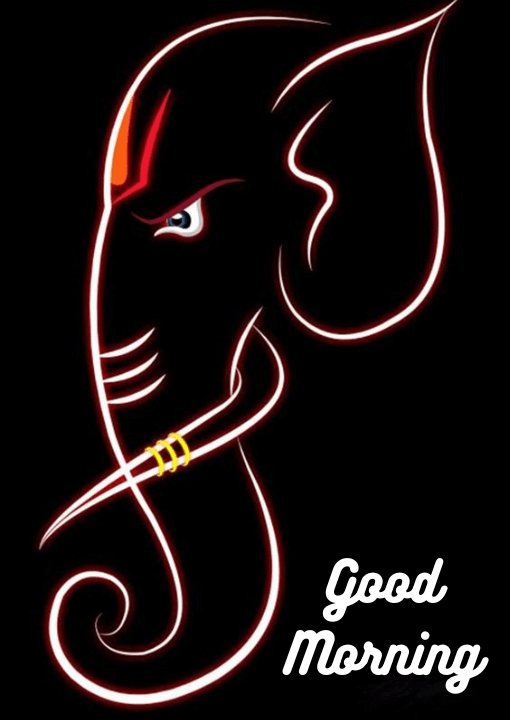 Good Morning Ganesha Ji DP Image for Whatsapp Pic Download