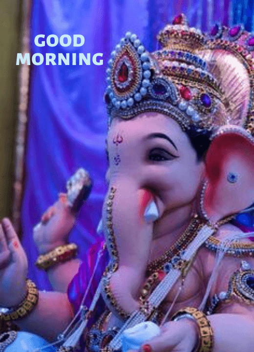good morning images with ganesh ji