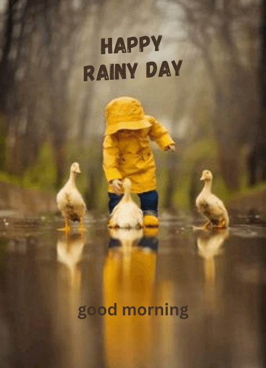 cold and rainy good morning images