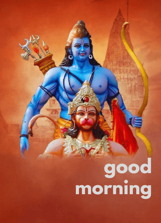 panchmukhi hanuman good morning image