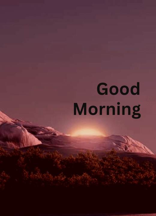 sunrise good morning images with nature