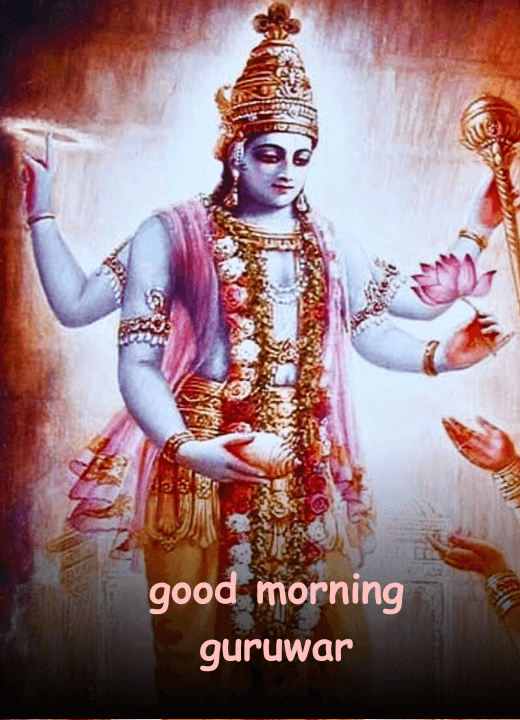Good Morning Guruwar Bhagwan Vishnu Image Download