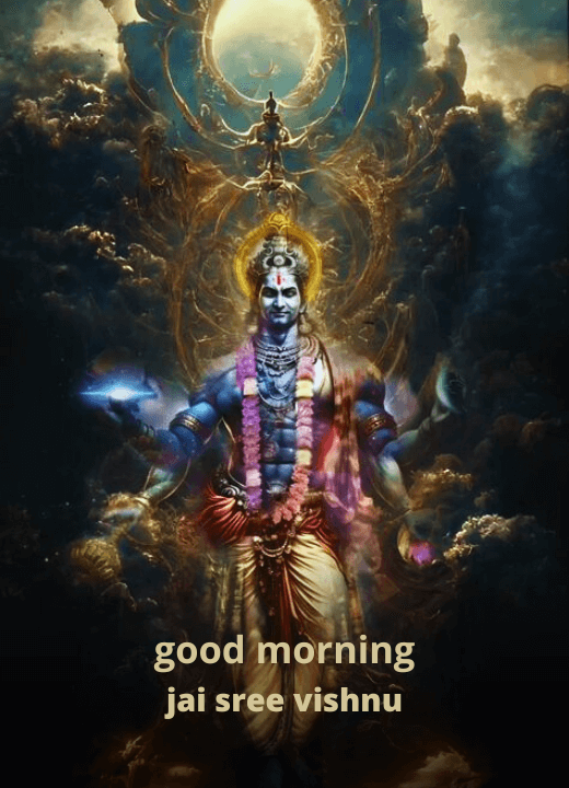 Guruwar Vishnu God Good Morning Image HD Pic Free Download
