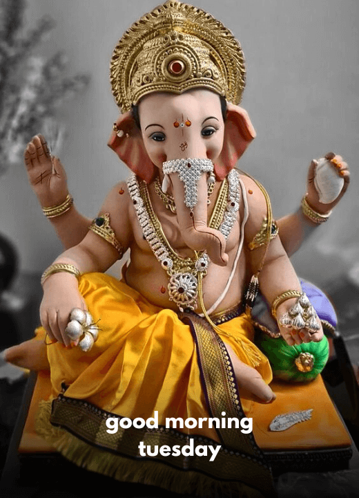 good morning happy tuesday ganpati images
