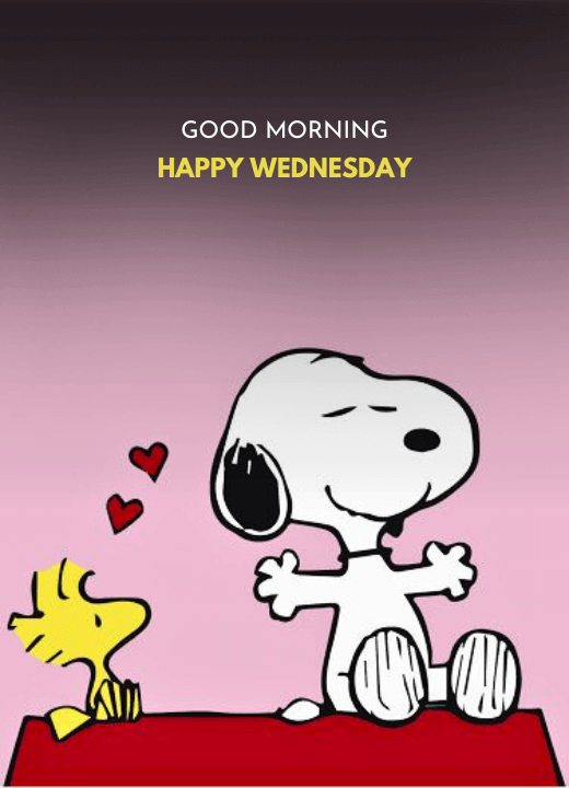 good morning happy wednesday snoopy images