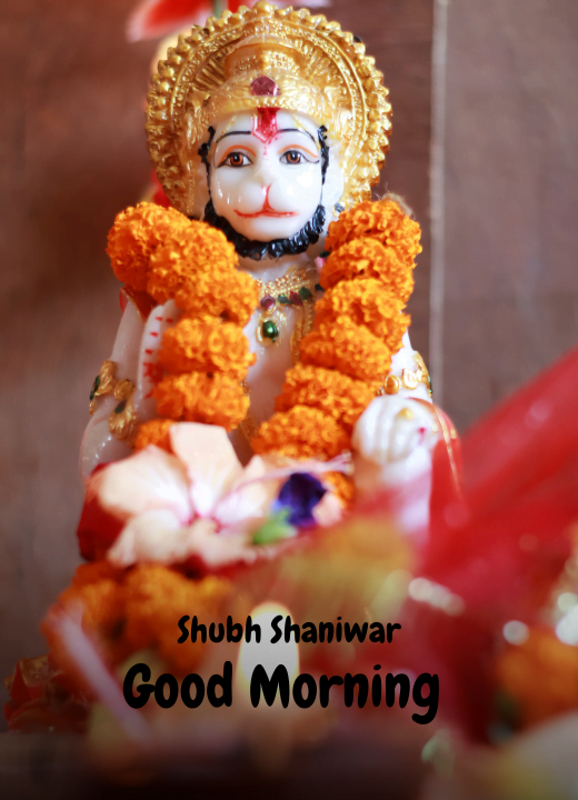 shubh shaniwar good morning god hanuman image pic download