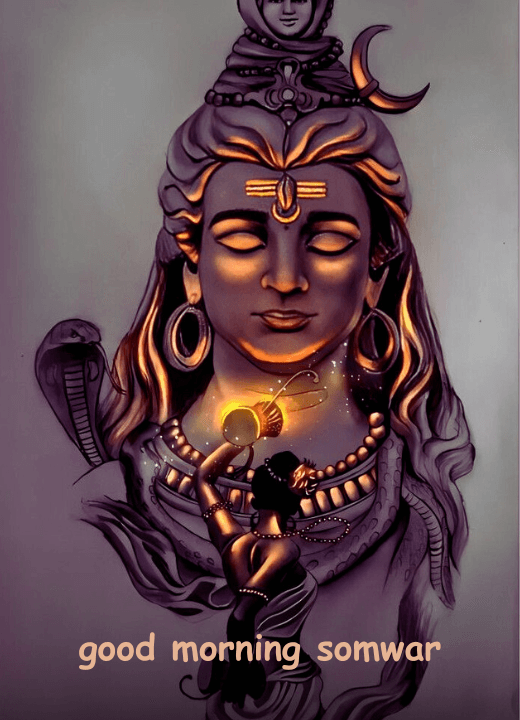 God Shiva Somwar Good Morning Image Download Free