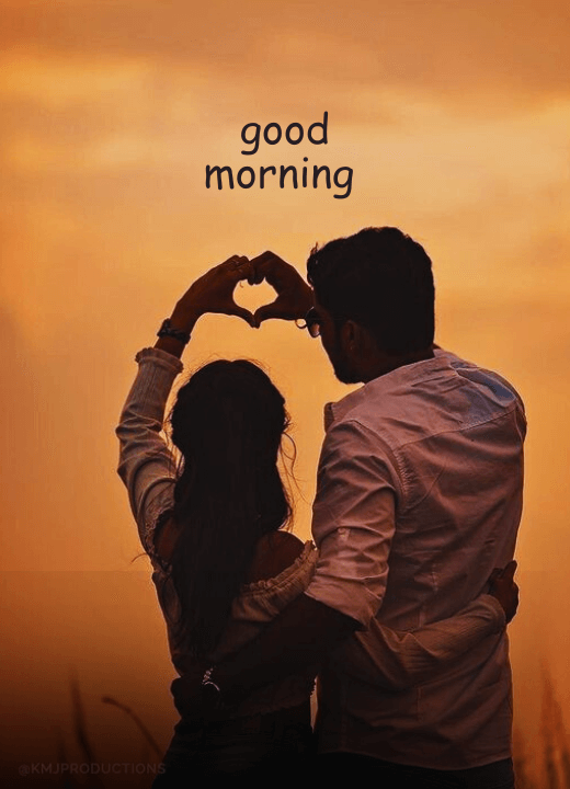 good morning love couple images