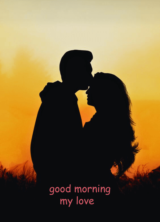 romantic good morning kiss images for boyfriend
