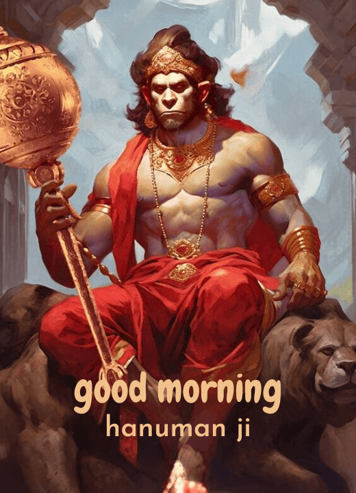 Good morning Hanuman God WhatsApp images