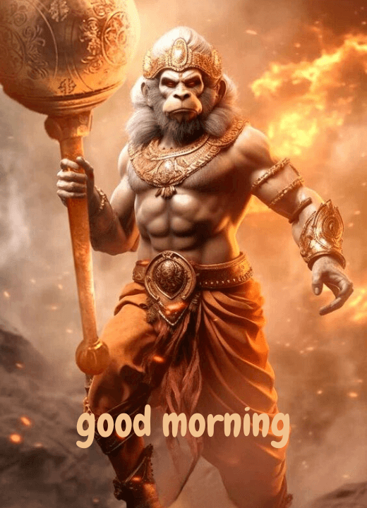 good morning with Hanuman Ji good morning images