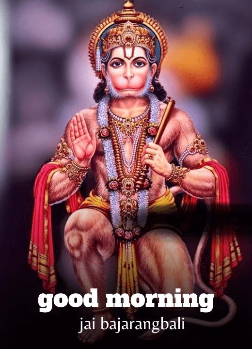 latest new om hanuman good morning images