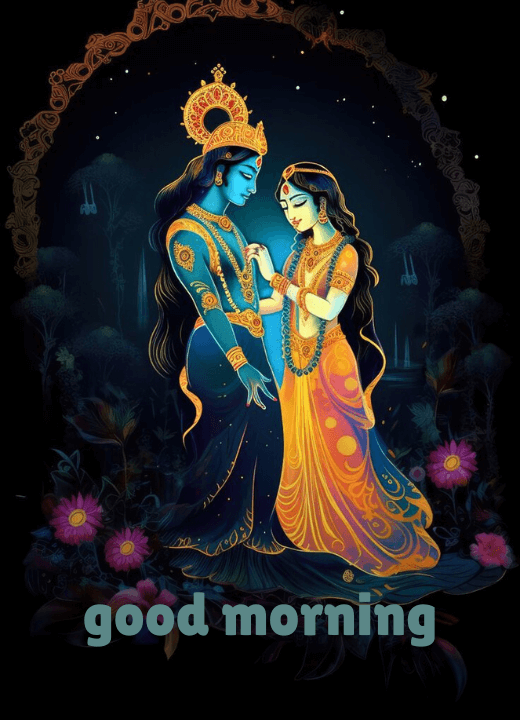 radha krishna good morning photo download