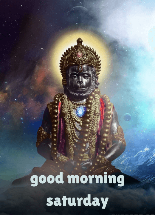 saturday hanuman good morning images