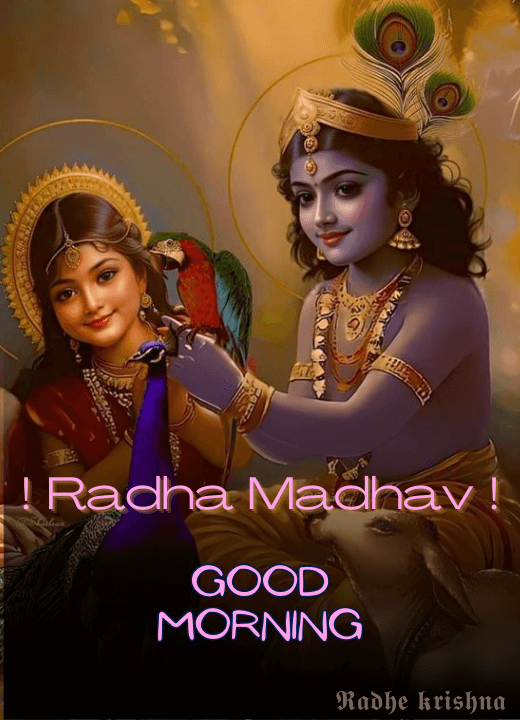 good morning radhe radhe image download