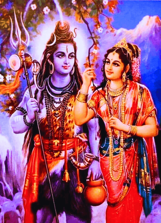 parvati's love for shiva images