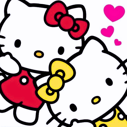 hello kitty matching pfp for friends