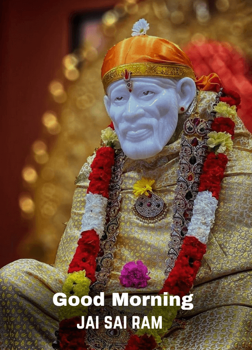 good morning messages with sai baba images